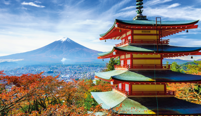 Skyline view in Japan